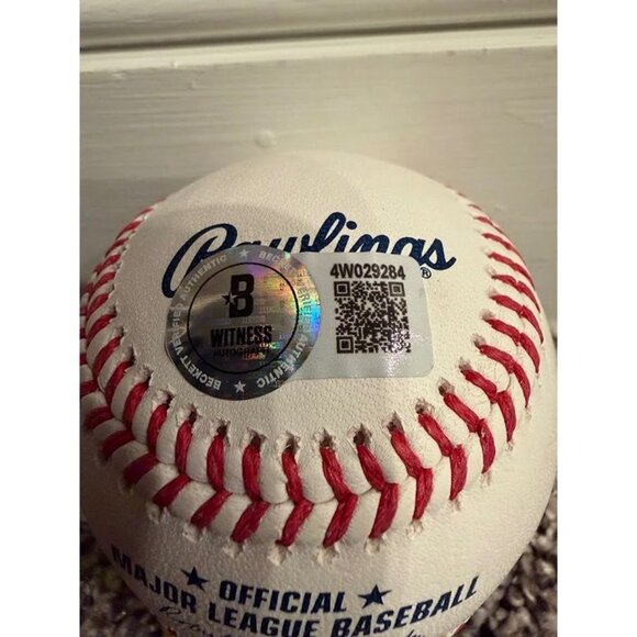 Vladimir Guerrero Sr signed HOF 18 autographed OMLB Baseball Angels Rangers BAS - Picture 3 of 3